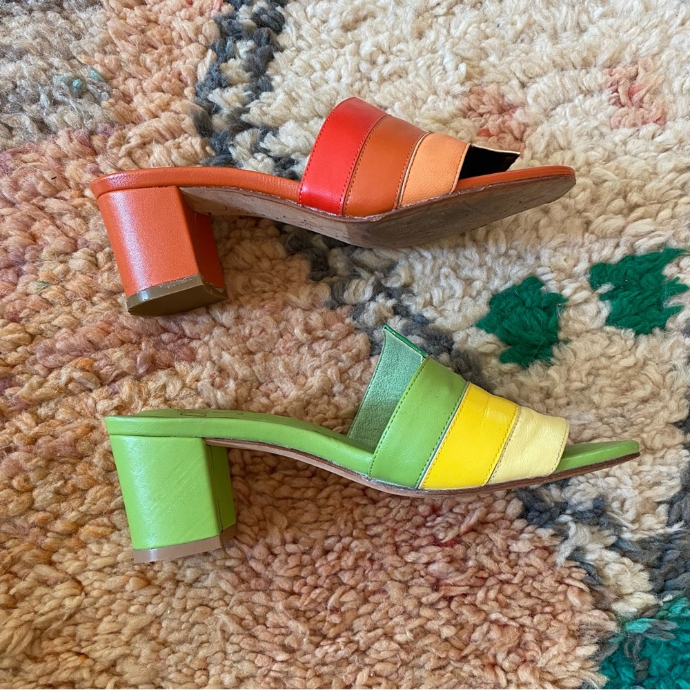 ONE OF A KIND - Charlotte Stone - Mismatched Ombre Maja - Size 7 - Picture 2 of 6